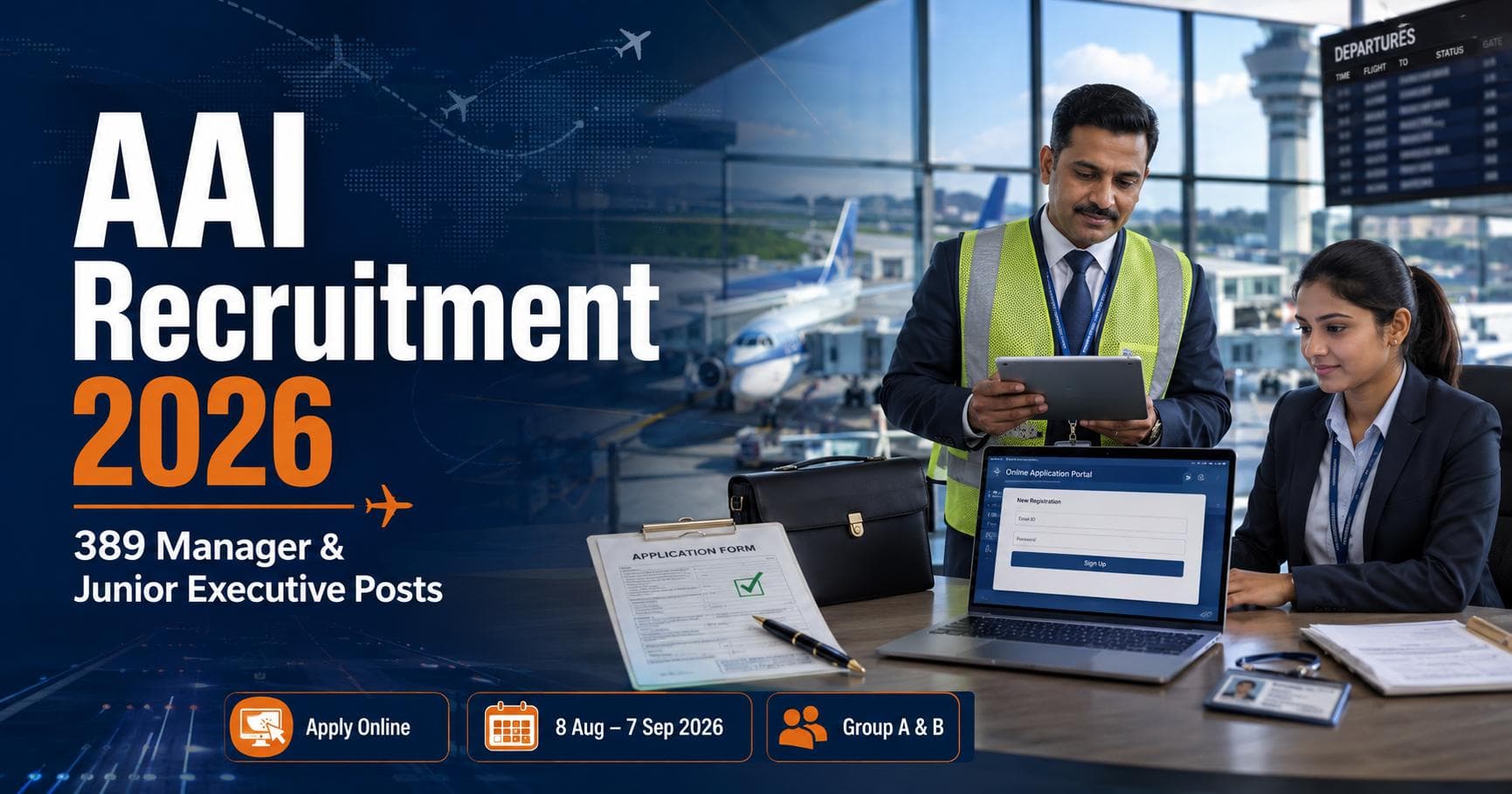 AAI Recruitment 2026 – 389 Manager and Junior Executive vacancies apply online ParikshaUpdate